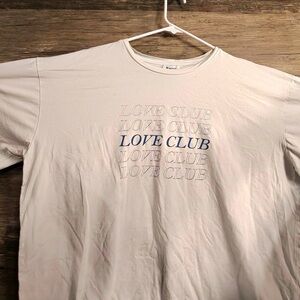 Princess Polly White Love Club Tee
